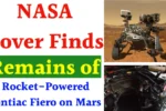 NASA Rover Spots Pontiac Fiero Wreck