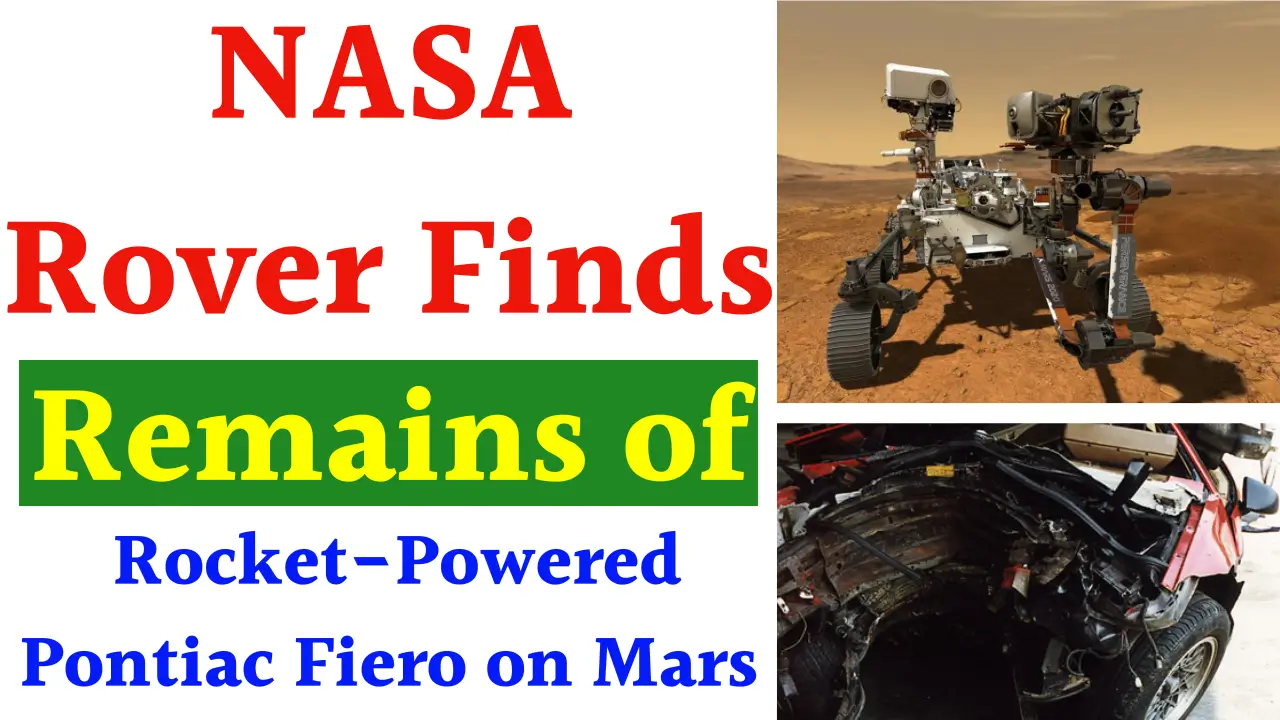 NASA Rover Spots Pontiac Fiero Wreck